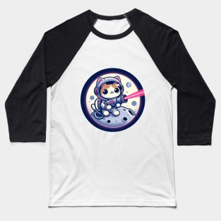 Cat Pew Pew Baseball T-Shirt